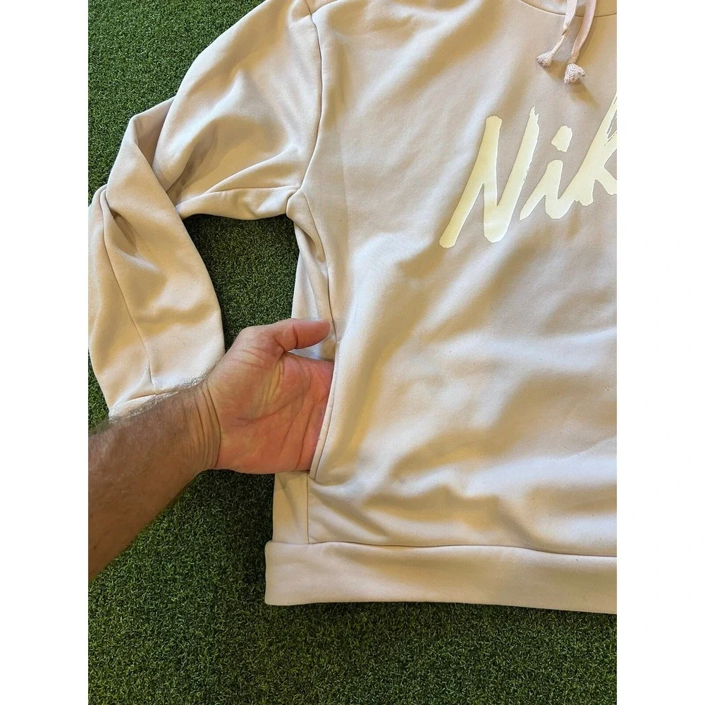 Nike Fleece Hoodie Pale Pink White (sz‎ S) Athleisure pullover gym